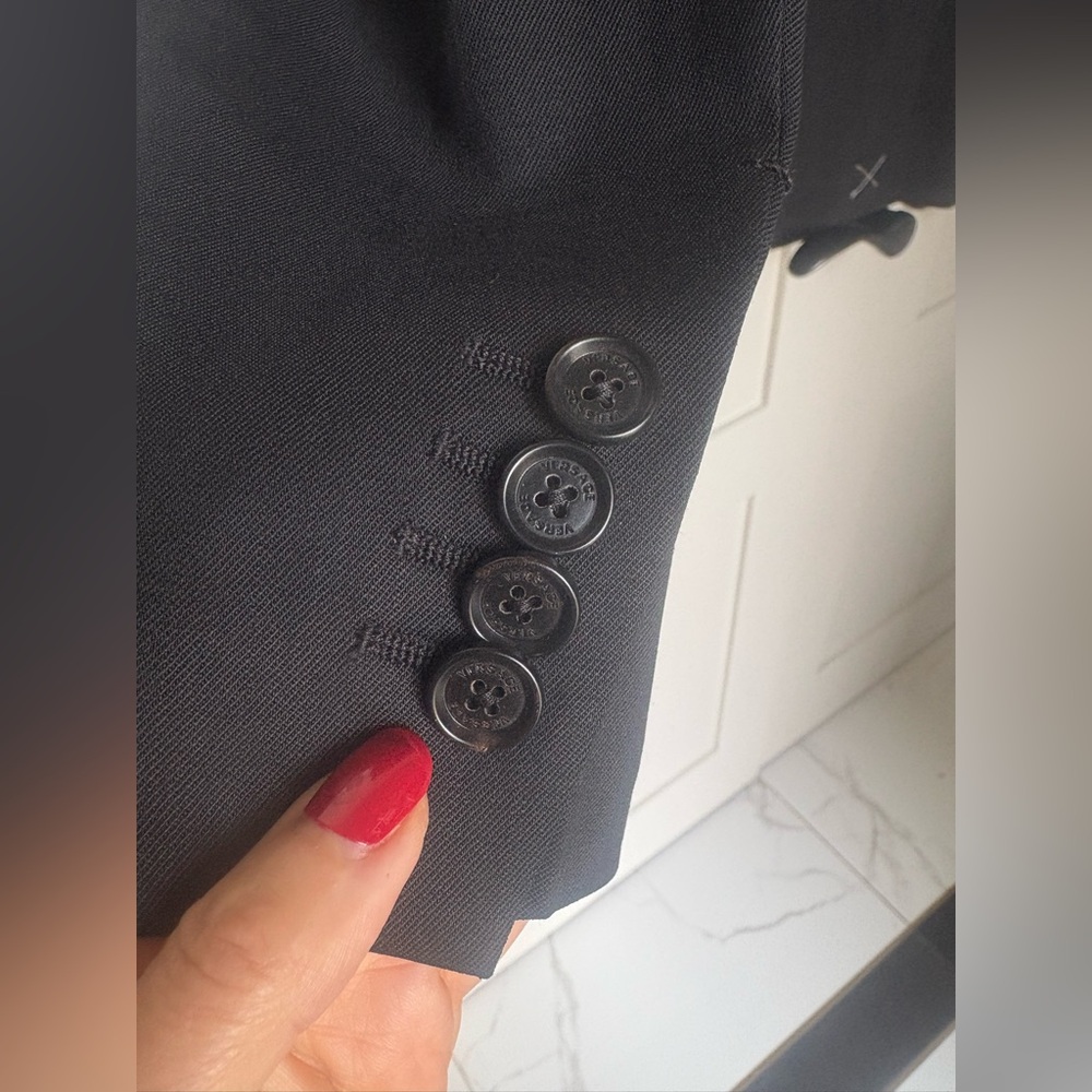 Authentic VERSACE Black Men's Blazer - Picture 3 of 7